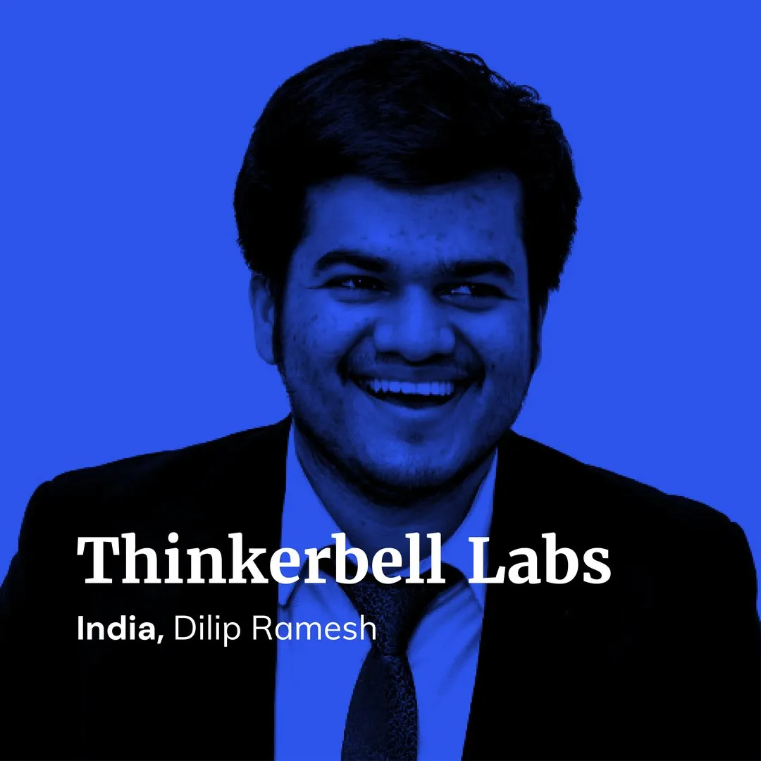 Thinkerbell Labs founder portrait: Dilip Ramesh, India